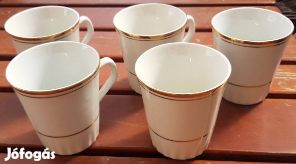 5 x "Dubi" csehszlovák teáscsészék 20260324