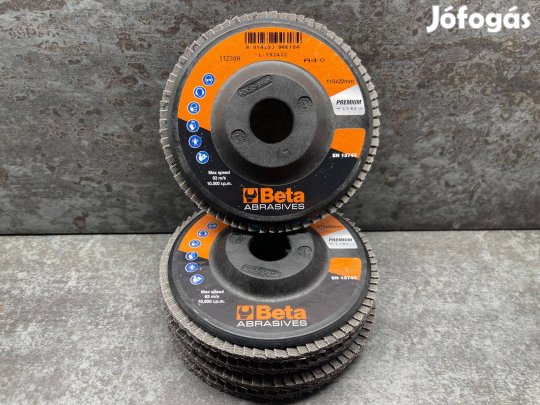 5db Beta Premium 11230A 115mm Z40 Csiszoló tárcsa
