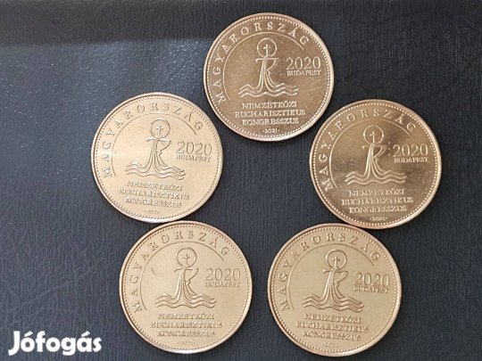 5db Eucharisztikus 50ft forint emlék érme