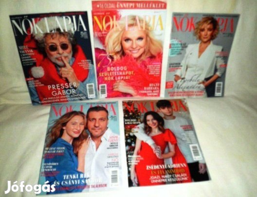 5db Nők lapja magazinok ujak