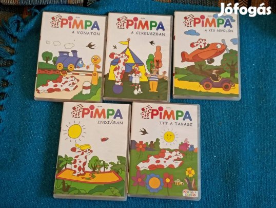 5db Pimpa dvd eladó 7500ft óbuda