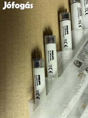 5db T5 8W fénycső, neoncső, Philips TL8W/33-640, nem Tungsram