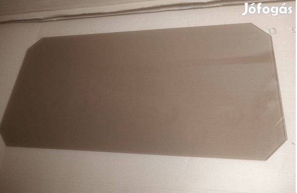 5db, barna füstüveg polc 80x40cm méret, egyben 15000