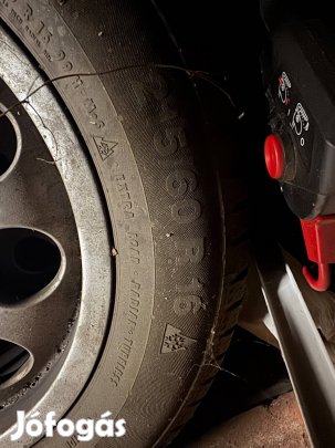 5db audi gyári felni 4db continental téli gumival