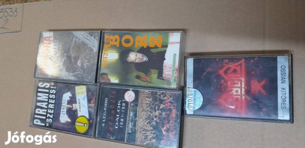 5db magyar rock kazetta egyben eladó.