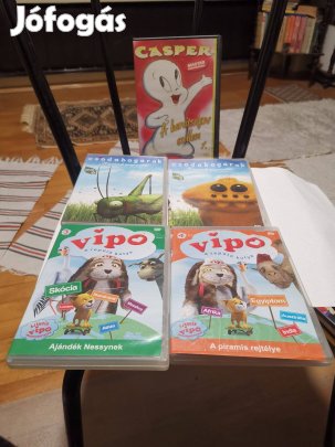 5db mese DVD olcsón - Vipo kutya 3-4 + Csodabogarak 5-6 + Casper