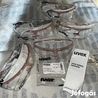5db új női munkavédelmi szemüveg Uvex