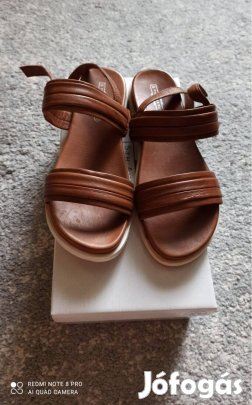 5th avenue barna valódi bőrszandál 38-as