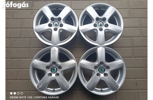 5x100 14" Skoda használt alufelni garnitúra