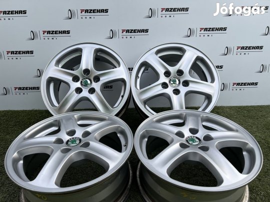 5x100 15" Skoda gyári alufelni 6Jx15h2 ET38