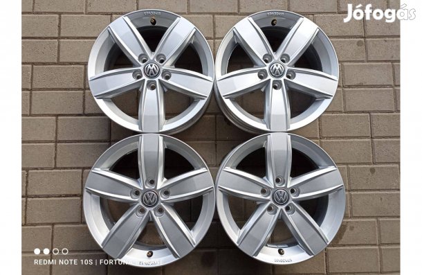 5x100 15" Volkswagen (6G0) Újszerű alufelni garnitúra
