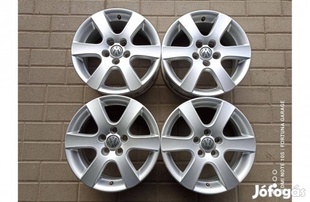 5x100 15" Volkswagen (6Q0) használt alufelni garnitúra (1)