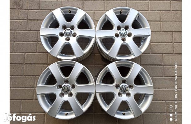 5x100 15" Volkswagen (6Q0) használt alufelni garnitúra (2)