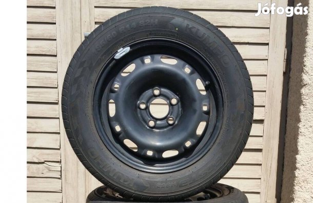 5x100 R14 Skoda Fabia Felni újszerű gumival 185/60 VW Polo Seat Ibiza