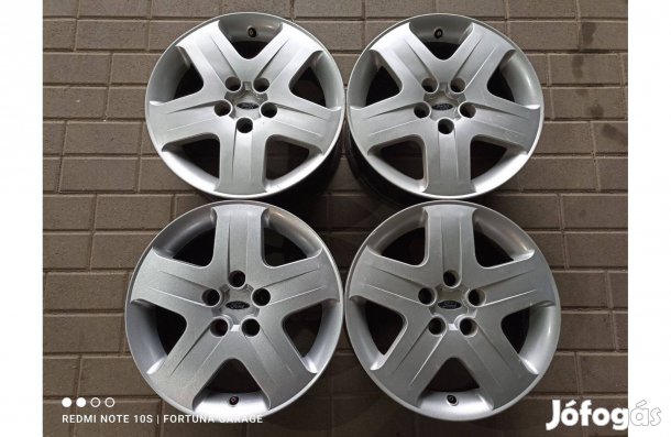 5x108 16" Ford használt lemezfelni garnitúra + Dísztárcsa (707)