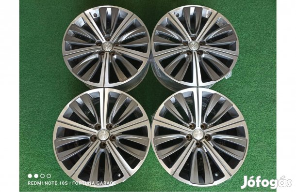5x108 19" Peugeot felújított alufelni garnitúra