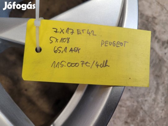 5x108 R17 Peugeot alufelni