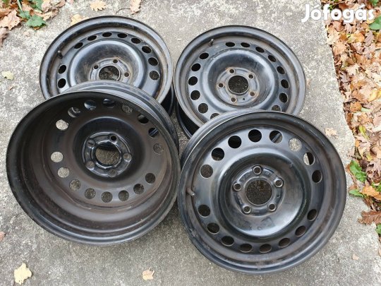 5x110 Opel lemezfelni 6x15 ET43 eladó 4db. Pl: Astra, Vectra, Saab