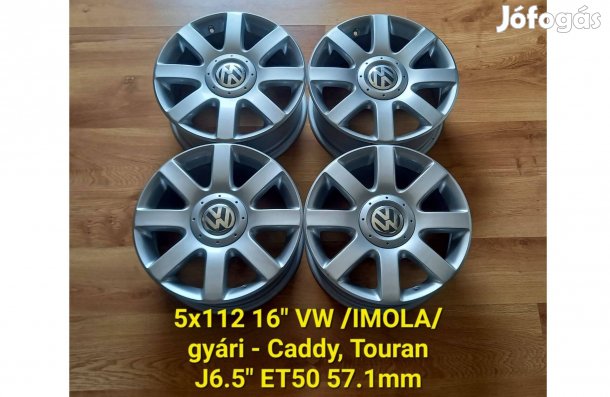 5x112 16" VW /Imola/ gyári alufelni garnitúra /Golf, Jetta, Caddy/