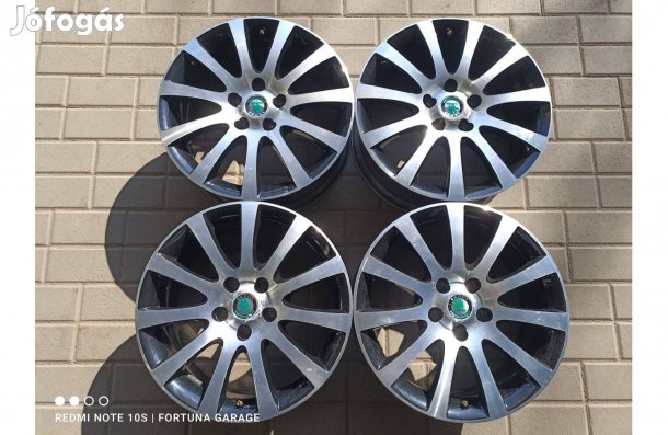 5x112 17" Skoda (5L0) használt alufelni garnitúra