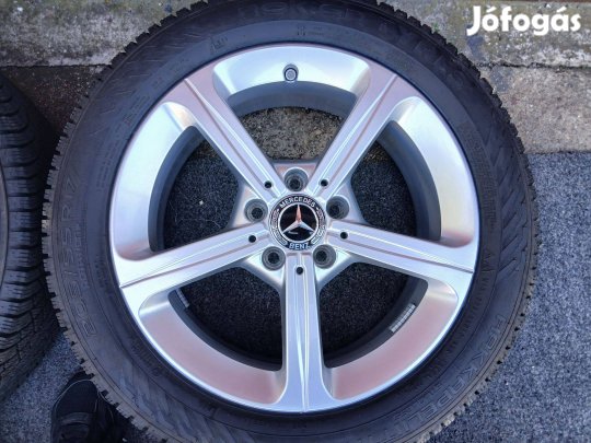 5x112 Mercedes A B CLA W177 W118 W247 17" alufelni felni téli gumikkal