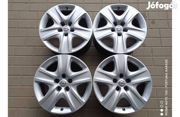 5x115 17" Opel használt lemezfelni garnitúra+dísztárcsa (706)