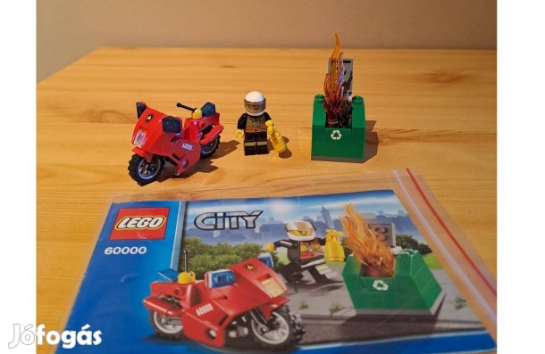 60000 Lego City tűzoltó motoros szett