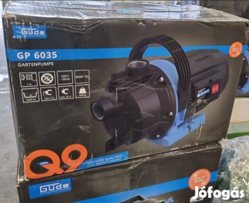 600W teljesítményű Güde GP 6035 kerti vízszivattyú, garanciával