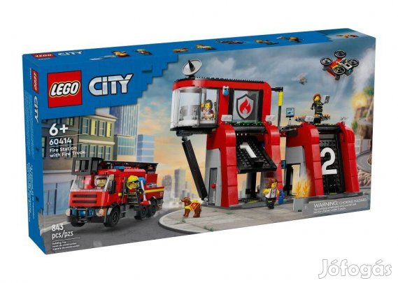 60414 LEGO City - Tűzoltóállomás és tűzoltóautó