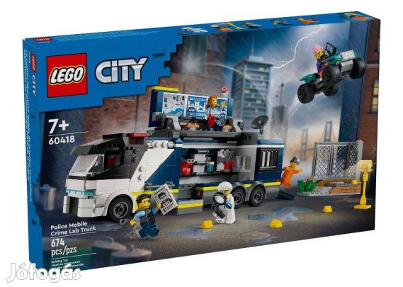 60418 LEGO City - Rendőrségi mozgó bűnügyi labor