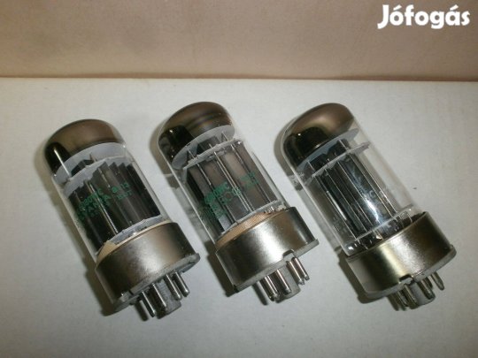 6080WC ( 6AS7G) Philips ECG (Sylvania) black plate - NOS