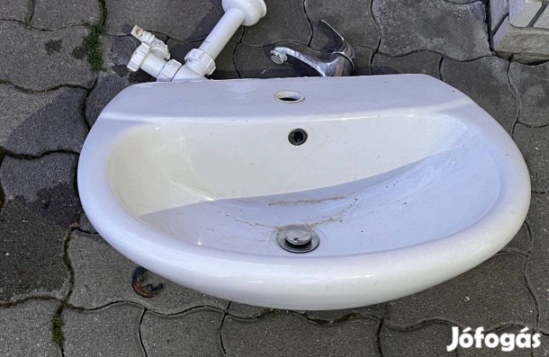 60 cm-es mosdókagyló csapteleppel eladó