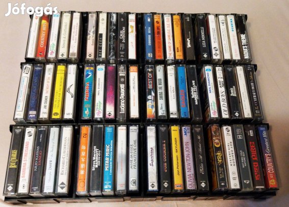 60 darab gyári műsoros kazetták külföldi előadóktól!