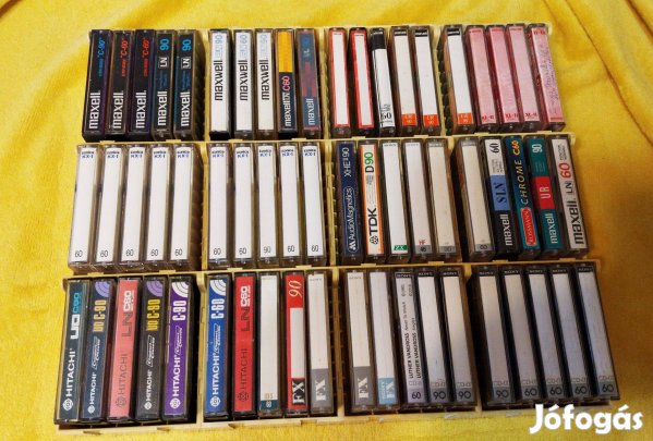 60 darab jó állapotú audio kazetta eladó!