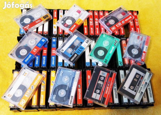60 darabos csodálatos Maxell pack kazetták!