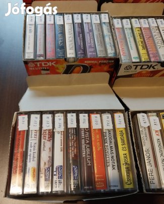 60 db műsoros magnókazetta gyűjtemény 1 