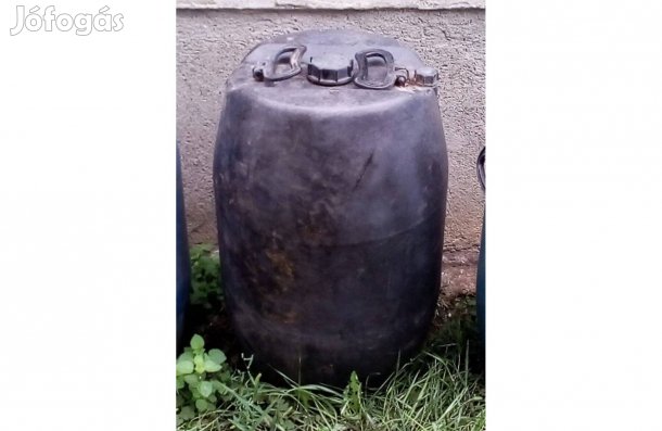 60 literes műanyag hordó, ballon, kanna