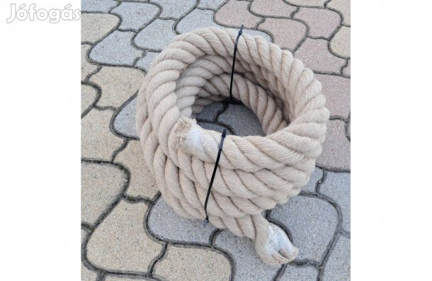 60 mm átm. juta/kender kötél 5,40 m