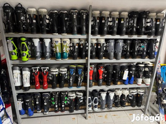 60 pár felnőtt sícipő különböző méretekben eladó