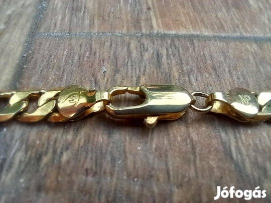 60cm hosszú Gold Filled antiallergén aranyszínű nyaklánc eladó 