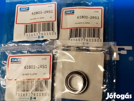 61801 2RS1 SKF csapágy Minőségi 4 db