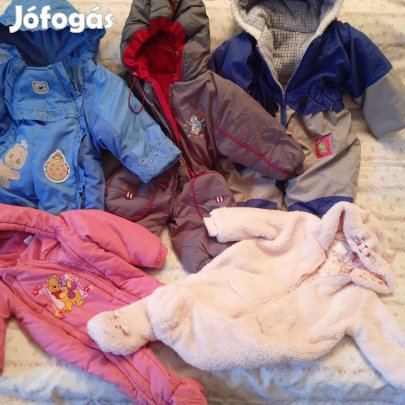 62/68 - 80/86-i méretig szép alig használt anorákok eladók