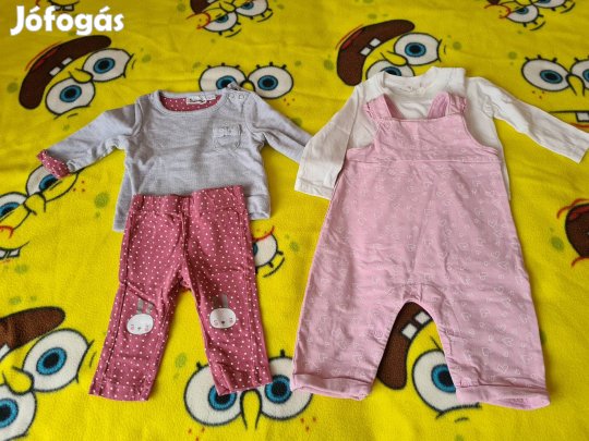62-68-as kislány,  ruha együttesekből álló  csomag