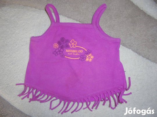 62-68-as lány top haspóló