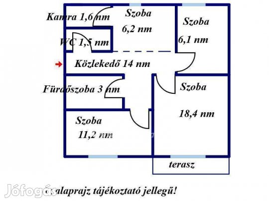62 nm-es lakás eladó Jászberény