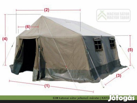 63M katonai alumínium sátorvasak eladók komplett váz, kalodázva!