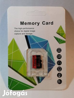 64GB microsd, Új, bontatlan