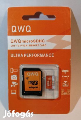 64GB microsd adapterrel, Új, bontatlan