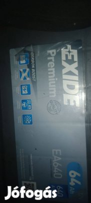 64ah exide premium akksi eladó