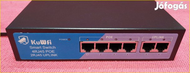 65w POE Switch 4(10/100) + 2(10/100)